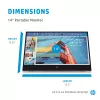 Nešiojamas monitorius HP E-Series E14 G4 14 colių Full HD LCD 1920x1080