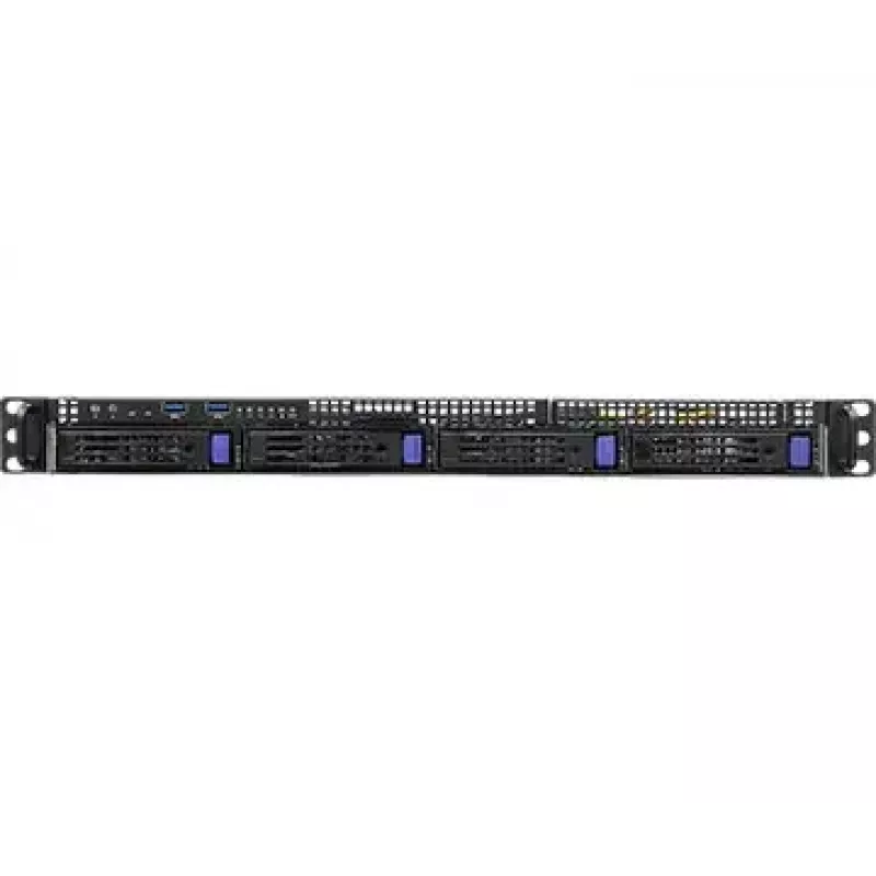 Kompiuterio korpusas ASRock 1U4LW-B650/2L2T stelažinis (1U) juodas