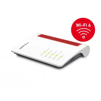 Belaidis maršrutizatorius FRITZ!Box 7530 AX, Wi-Fi 6, Dual-band (2,4 GHz / 5 GHz), Gigabit Ethernet, baltas