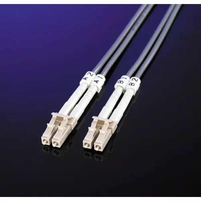 Šviesolaidinis šuolis ROLINE LC/LC OM3 50/125µm turkio spalvos 2m