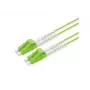 ROLINE InfiniBand / šviesolaidinis kabelis 2 m 2x LC žalias OM5 50 µm