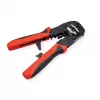 VALUE 25.99.8794 kabelių užspaudimo replės, 190 mm, 347 g, juoda/raudona