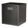 Sieninis stovas ROLINE Pro 12U 19 colių, 600x600 mm, juodas, IP20, su raktiniu užraktu
