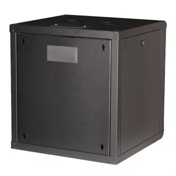 Sieninis stovas ROLINE Pro 12U 19 colių, 600x600 mm, juodas, IP20, su raktiniu užraktu