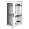 ROLINE 19 colių tinklo spinta Pro 26U, 600x800 mm PxG, stiklinės durys, pilka, IP20, 600 kg talpa