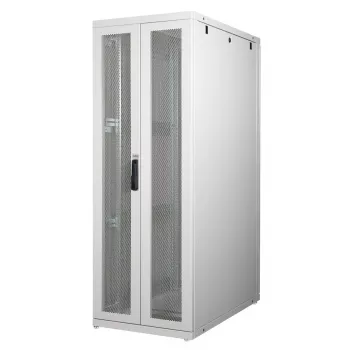 Laisvai pastatomas stovas ROLINE Pro 36U 600x1000 pilkas su plexiglas durelėmis
