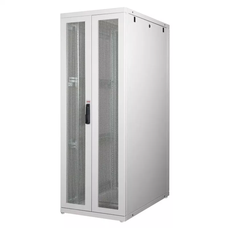 Laisvai pastatomas stovas ROLINE Pro 36U 600x1000 pilkas su plexiglas durelėmis