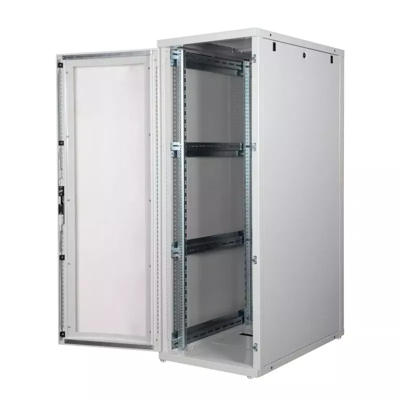 Laisvai pastatomas stovas ROLINE Pro 36U 600x1000 pilkas su plexiglas durelėmis