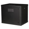 ROLINE 19 colių sieninis stovas Pro 9U, 450x600 mm, juodas, su raktu, IP20