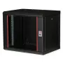 ROLINE 19 colių sieninis stovas Pro 9U, 450x600 mm, juodas, su raktu, IP20
