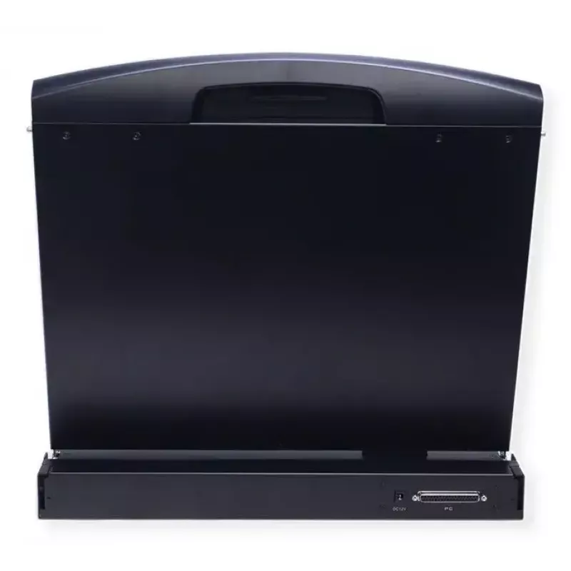 Rack konsolė VALUE 26.99.0131 19 colių (48,3 cm) 1366x768 250 cd/m² vokiška klaviatūra juoda 1U
