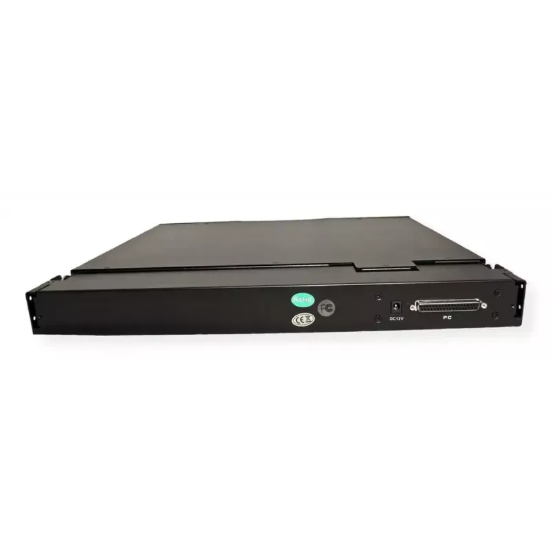 Rack konsolė VALUE 26.99.0131 19 colių (48,3 cm) 1366x768 250 cd/m² vokiška klaviatūra juoda 1U