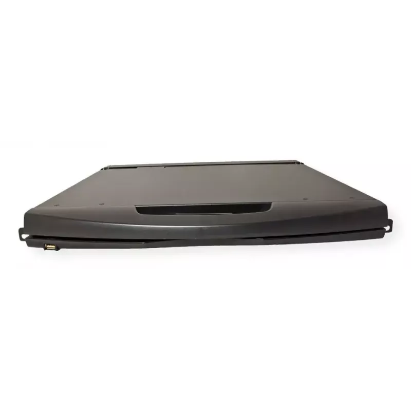 VALUE 26.99.0192 KVM pultas su 8 prievadų KVM komutatoriumi, 19 colių (48,3 cm) 1366x768 TFT, VGA, USB, šveicariška klaviatūra
