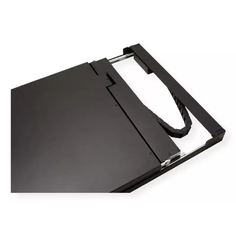 VALUE 26.99.0192 KVM pultas su 8 prievadų KVM komutatoriumi, 19 colių (48,3 cm) 1366x768 TFT, VGA, USB, šveicariška klaviatūra