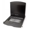 VALUE 26.99.0192 KVM pultas su 8 prievadų KVM komutatoriumi, 19 colių (48,3 cm) 1366x768 TFT, VGA, USB, šveicariška klaviatūra