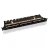 Patch Panel VALUE Cat.6/Class E 24 prievadų UTP juodas