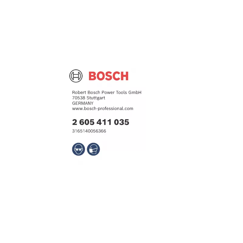 Bosch 2 605 411 035 dėklas įrankiams, pilka