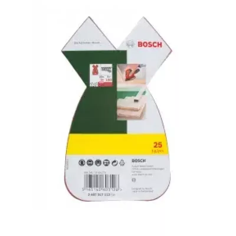 Bosch 2607017113 Šlifavimo popieriaus lapai 25 vnt.