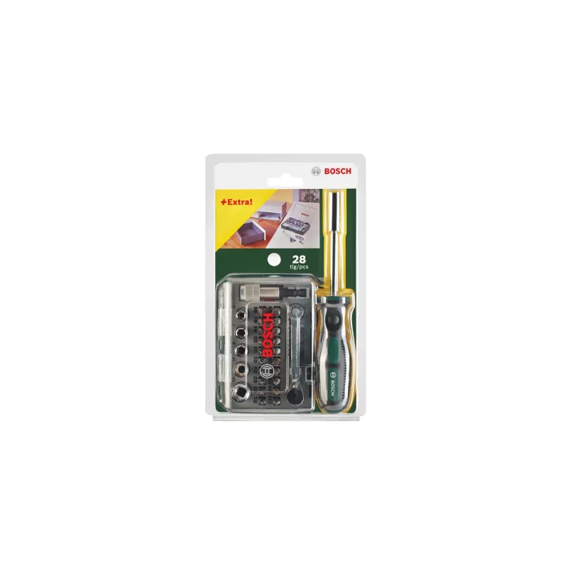 Grąžtų antgalių rinkinys Bosch 2 607 017 331 27 vnt. Šešiakampiai, Torx, Phillips