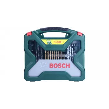 Bosch X-Line 50 dalių titano grąžtų ir antgalių rinkinys