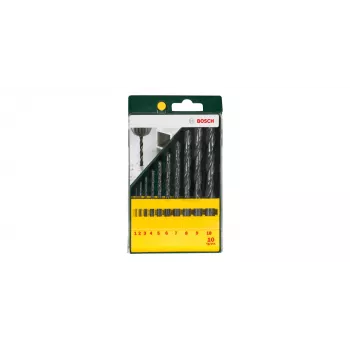 Bosch 2 607 019 442 gręžtuvų rinkinys 10 vnt. HSS-R