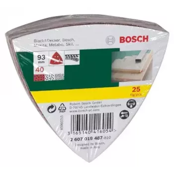 Bosch 2 607 019 487 šlifavimo priedų rinkinys 25 vnt.