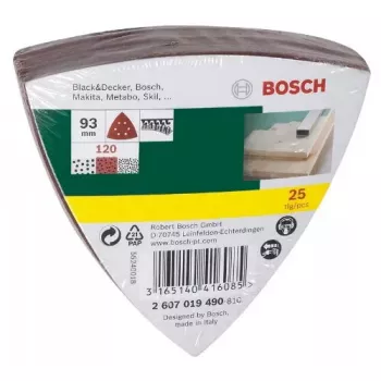 Bosch 2 607 019 490 šlifavimo popieriaus rinkinys 25 vnt.