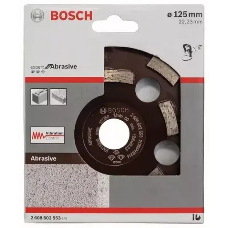 Šlifavimo diskas Bosch 2 608 602 553, tinkamas medienai šlifuoti