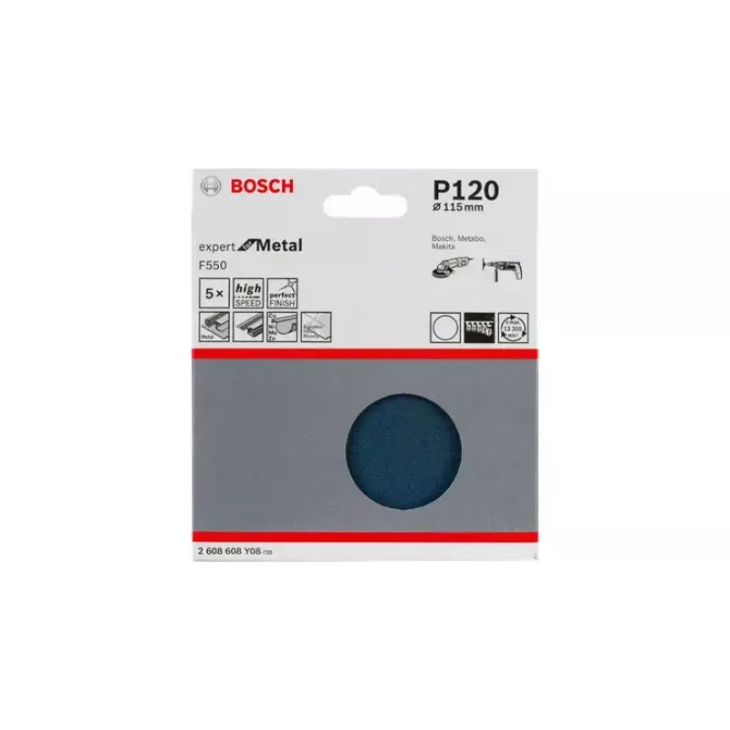 Pjovimo diskas Bosch F550 Expert metalui 2608608Y01