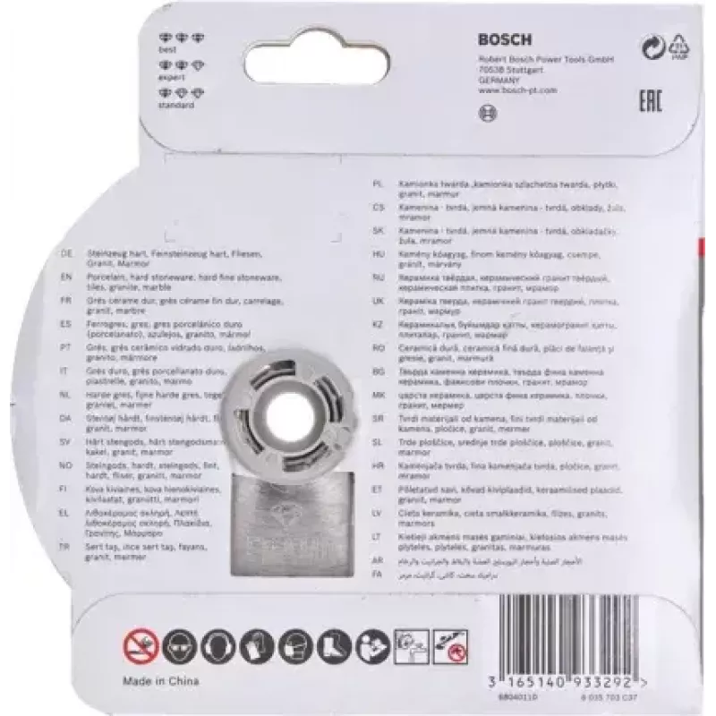 Bosch 2 608 615 131 pjovimo diskas keramikai, X-LOCK