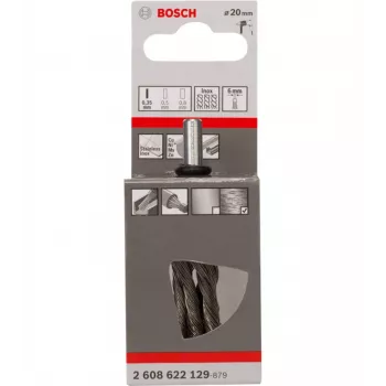 Šepetinis vielinis šepetėlis Bosch 2608622129 1,9 cm skersmens