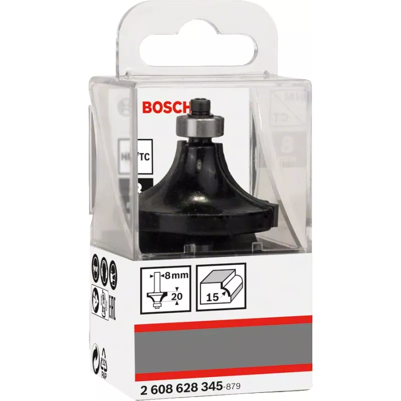 Bosch 2 608 628 345 frezos antgalis apvalinimui 1 vnt.