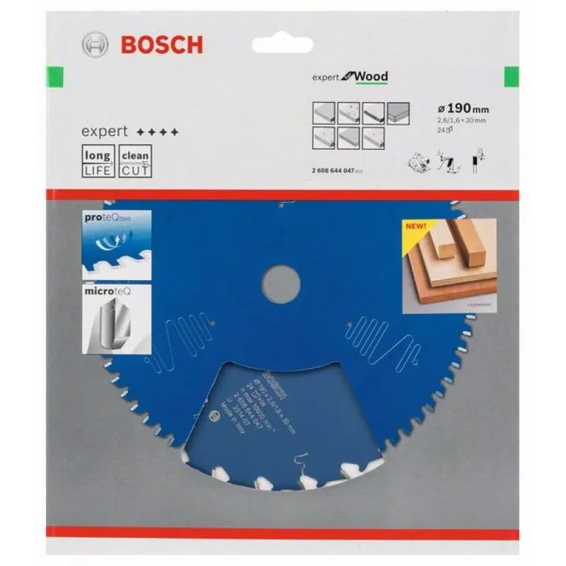 Bosch 2 608 644 047 diskinis pjūklo diskas 19 cm 1 vnt.