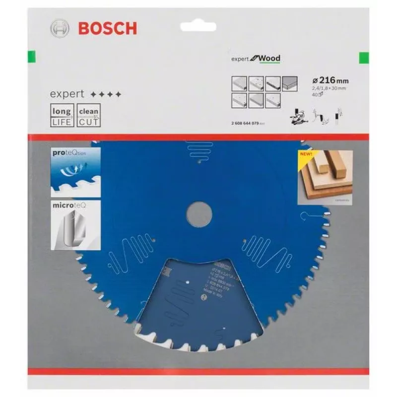 Bosch 2 608 644 079 diskinis pjūklo diskas 21,6 cm 1 vnt.