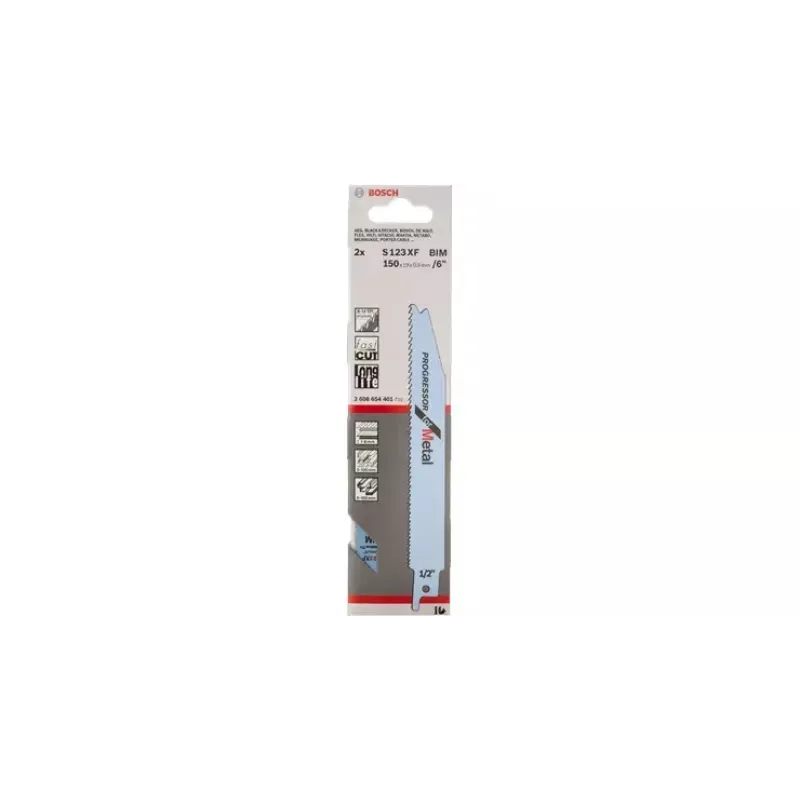 Pjūklo diskas Bosch S 123 XF Progressor for Metal 10 cm HCS