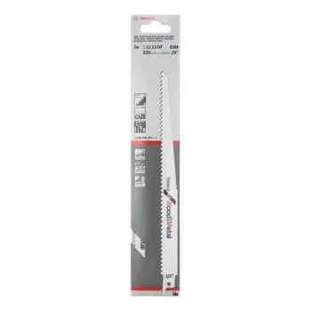 Pjūklo geležtė Bosch S 1111 DF Bimetalinis 22,5 cm 4,3 mm dantų tarpas