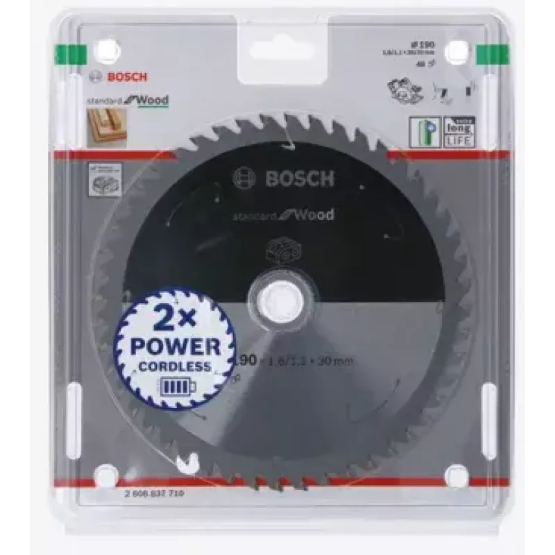 Bosch 2 608 837 710 diskinis pjūklas medžiui 19 cm 1 vnt