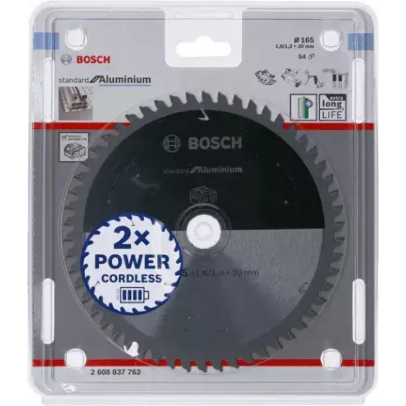 Bosch 2 608 837 763 pjūklo diskas cirkuliaciniam pjūklui 16,5 cm 1 vnt.