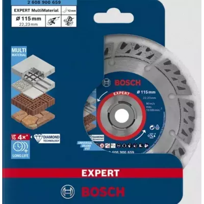 Pjovimo diskas Bosch 2 608 900 659 11,5 cm plytoms ir betonui