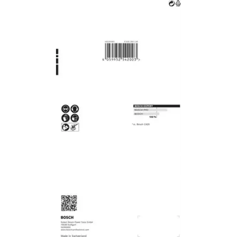 Bosch 2 608 900 860 šlifavimo popierius medienai, 10 vnt.