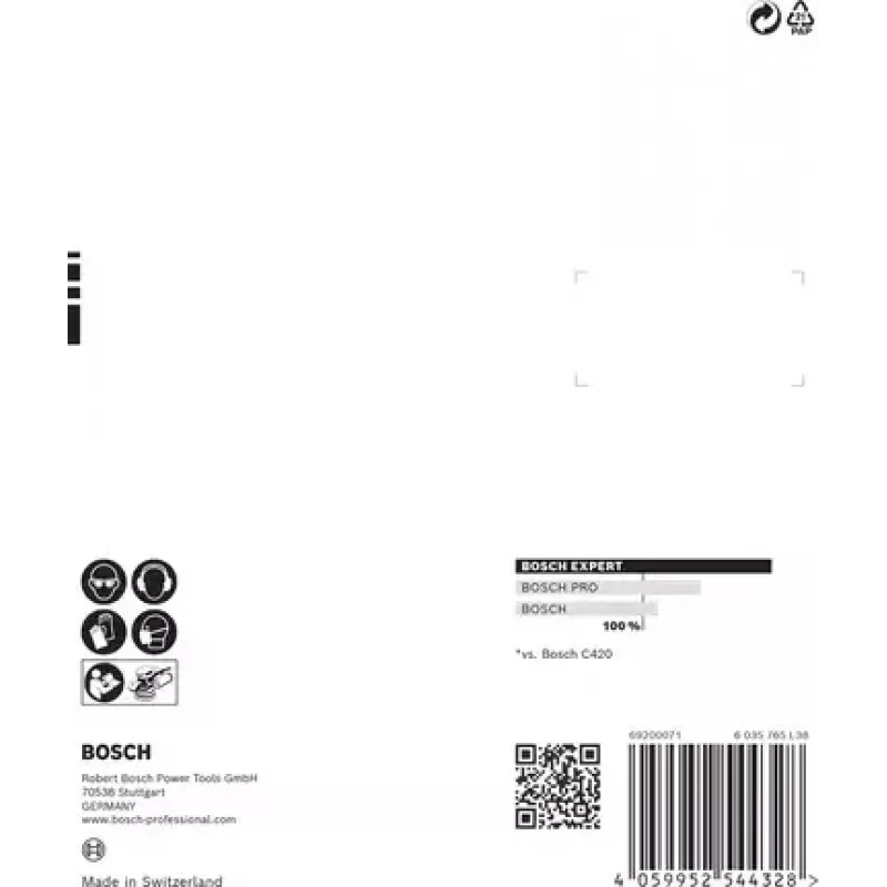 Bosch 2 608 901 096 šlifavimo lakštai medienai 125 mm (5 vnt.)