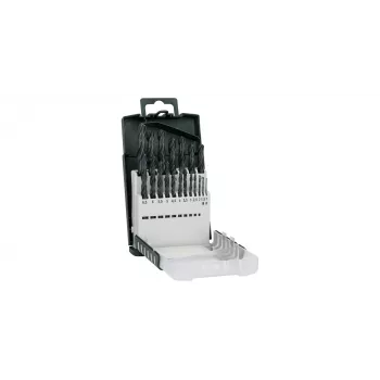 Bosch 2609255131 HSS-R metalo sukimosi grąžtų rinkinys, 19 vnt., DIN 338