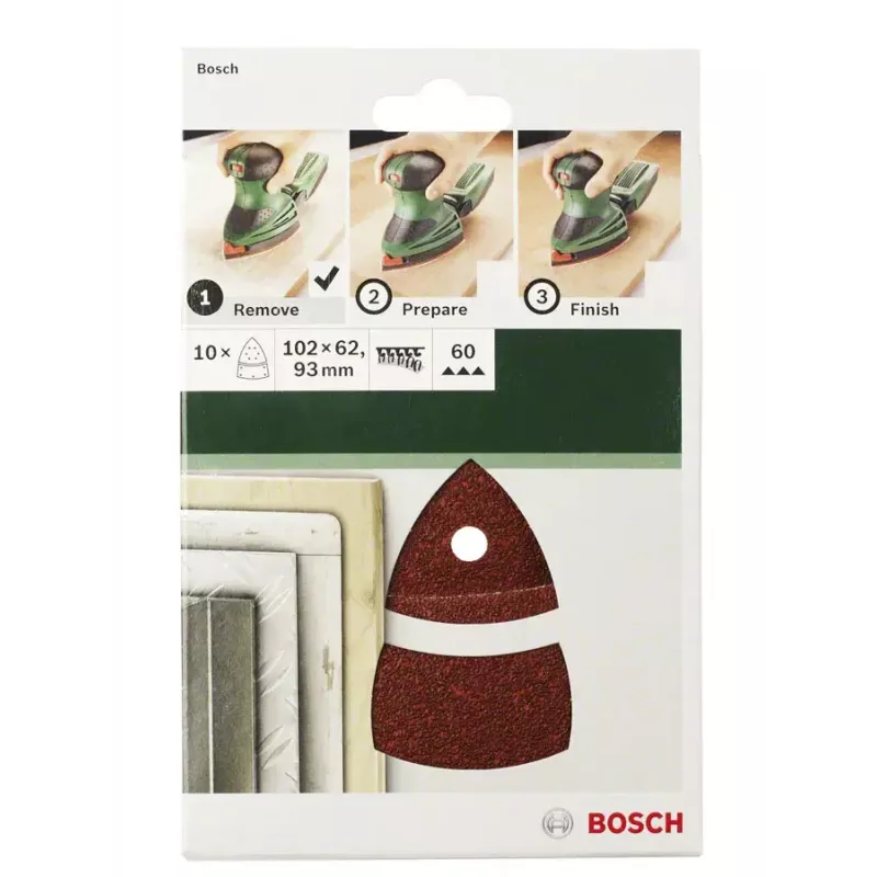 Bosch 2609256A67 šlifavimo lakštai 10 vnt.