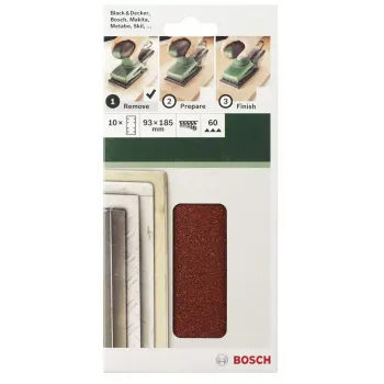 Bosch 2609256A85 10 vnt šlifavimo lakštų pakuotė