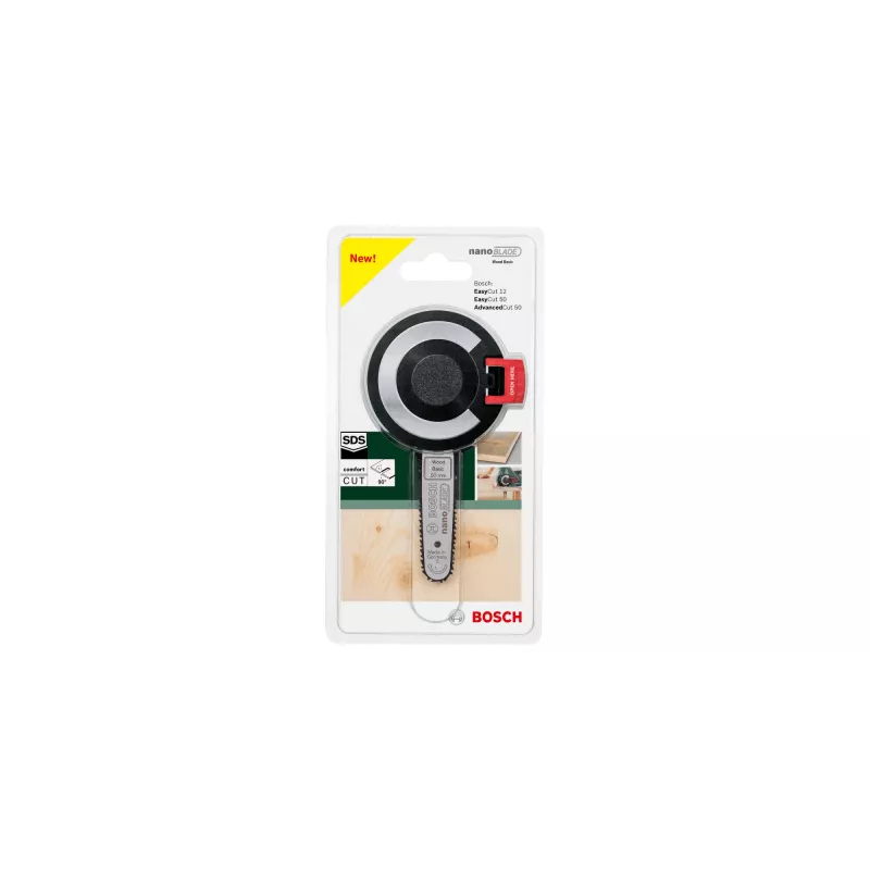 Pjovimo kreipiamoji geležtė Bosch nanoBLADE Wood Basic 50 – atsarginė medienai, 2609256D83