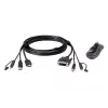 ATEN 2L-7D02DHX2 HDMI į DVI-D USB KVM kabelis su garsu, 1,8 m