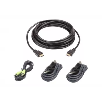 KVM kabelio rinkinys HDMI Secure ATEN 2L-7D03UHX4, 3 m