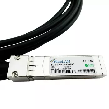BlueOptics 330-3968-BL InfiniBand šviesolaidinis kabelis 5 m SFP+ Kištukas/Kištukas