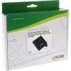 InLine 33057I ausinių stiprintuvas su bosso stiprinimu ir dviem išėjimais