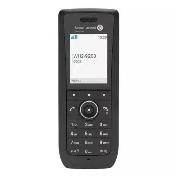 IP mobilus telefonas ALCATEL 8158s – belaidė rankinė, 2 colių LCD 230×320, Wi‑Fi a/b/g/n/ac, kodekai G.711/G.729/OPUS, juoda